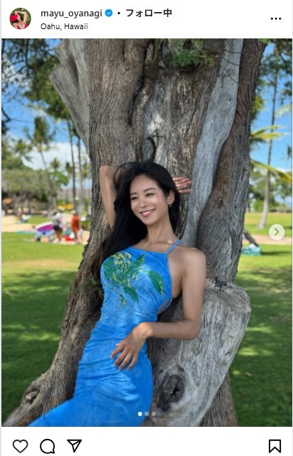 大柳麻友のインスタグラムから