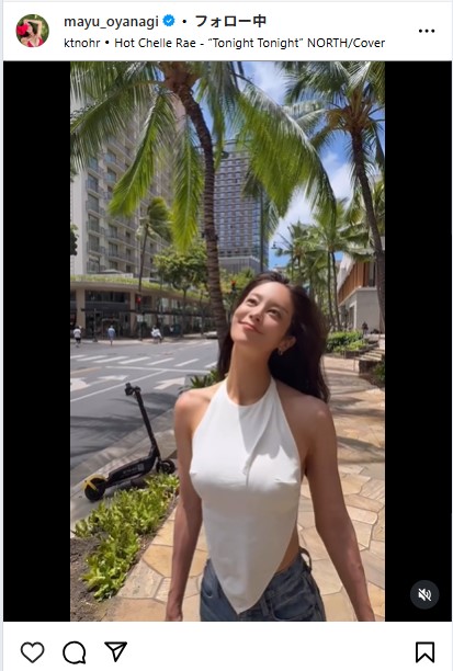 大柳麻友のインスタグラムから