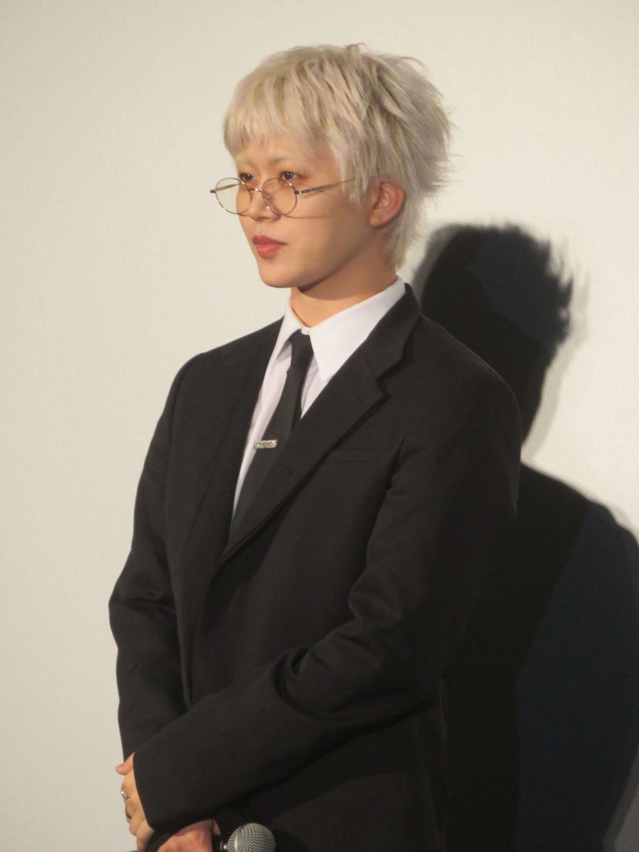 ドキュメンタリー映画「JO1 THE MOVIE『未完成』Bon Voyage」完成記プレミア試写会に出席した木全翔也（撮影・川田和博）