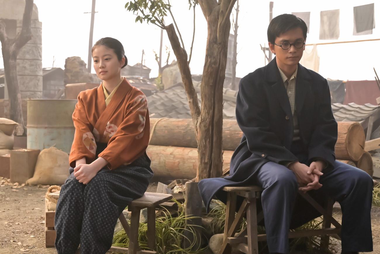 NHK連続テレビ小説「あんぱん」の1場面（C）NHK