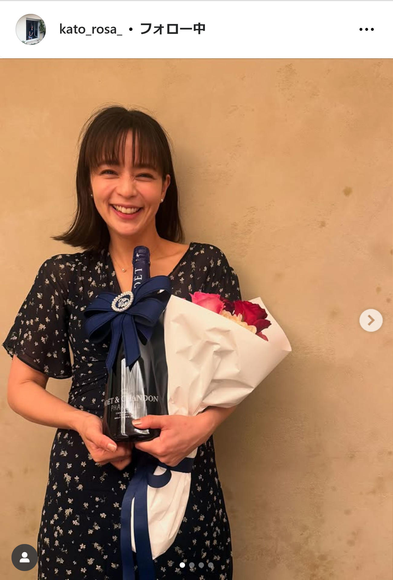 加藤ローサのインスタグラムから