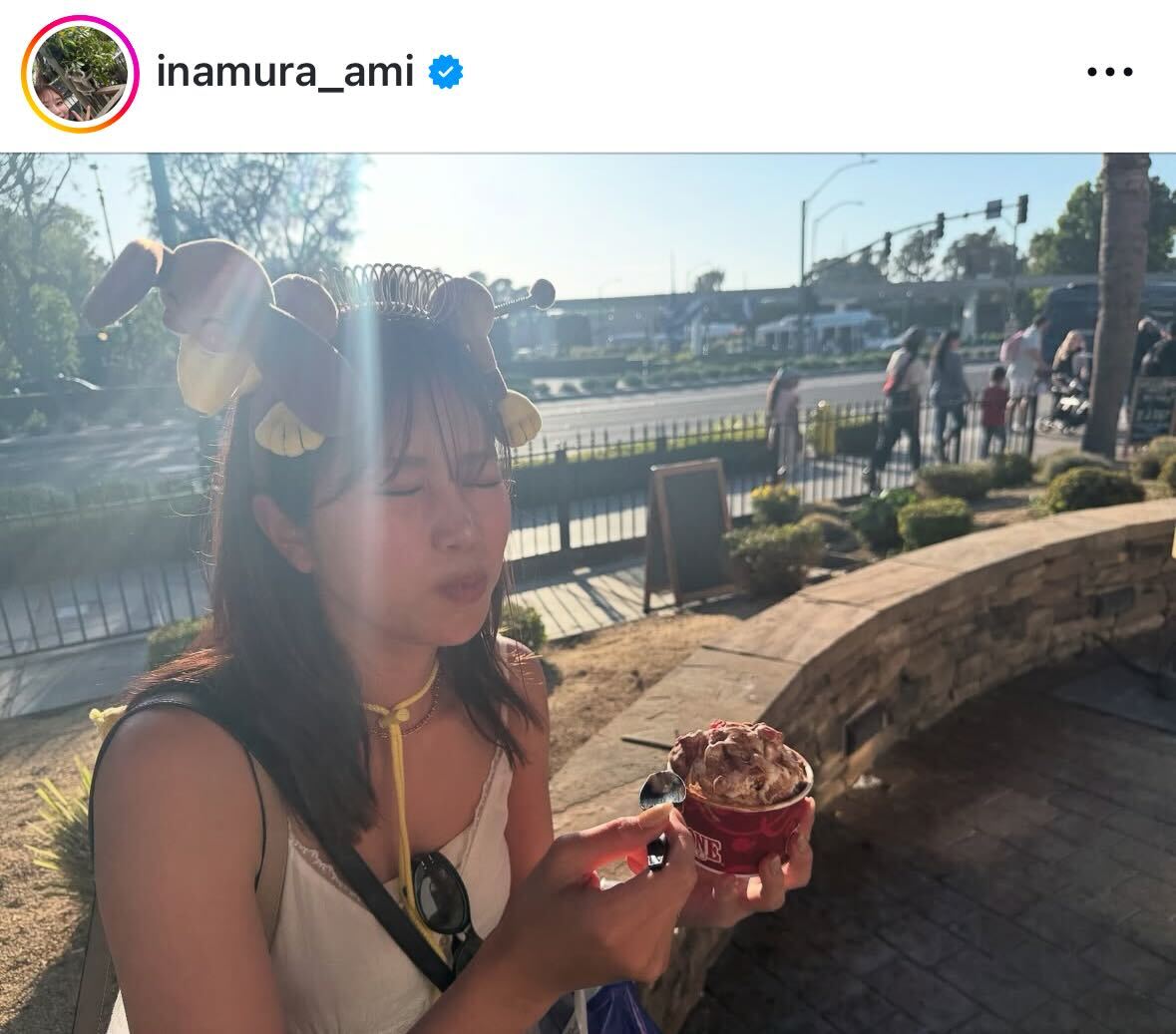 稲村亜美のインスタグラムから