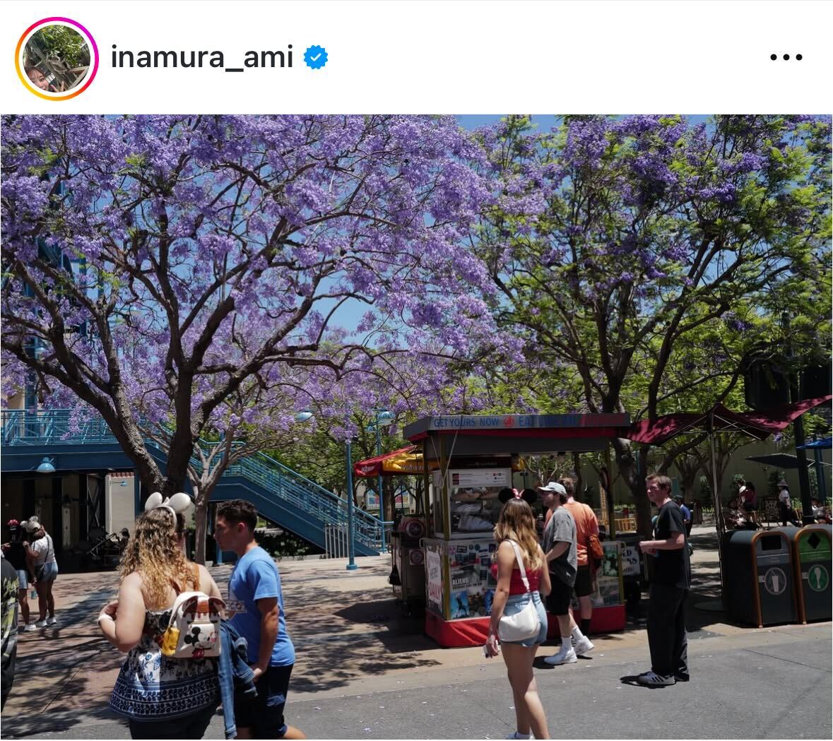 稲村亜美のインスタグラムから