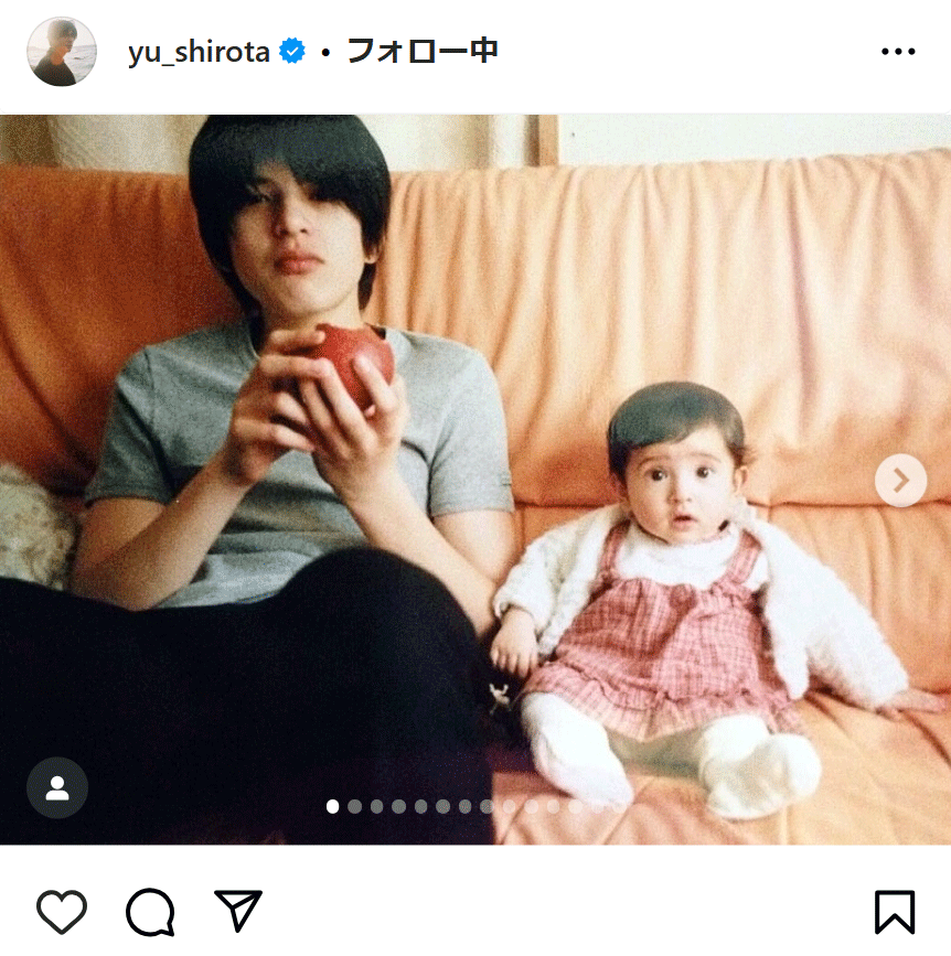 城田優のインスタグラムから
