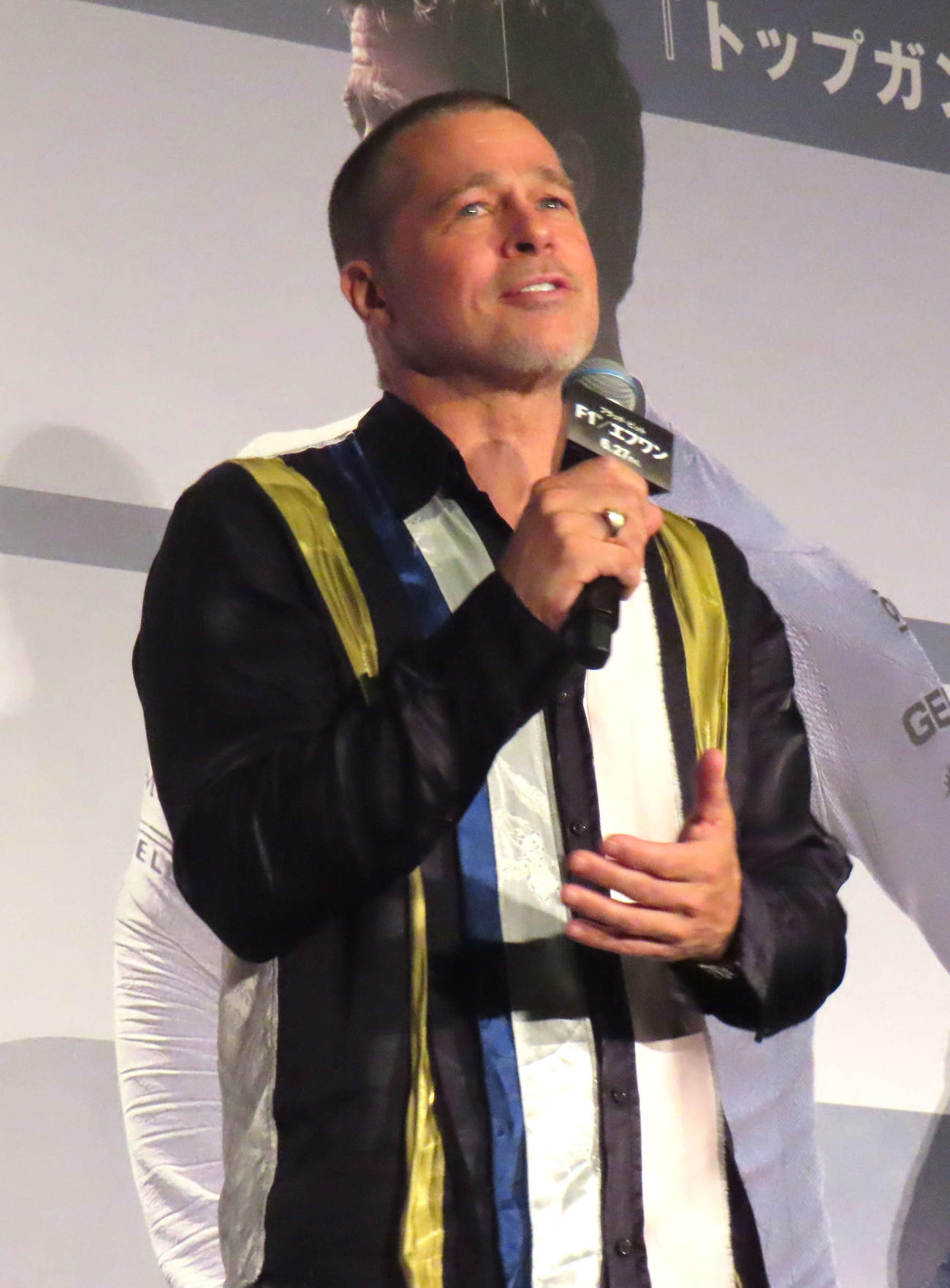 映画「F1／エフワン」来日舞台あいさつに登場したブラッド・ピット