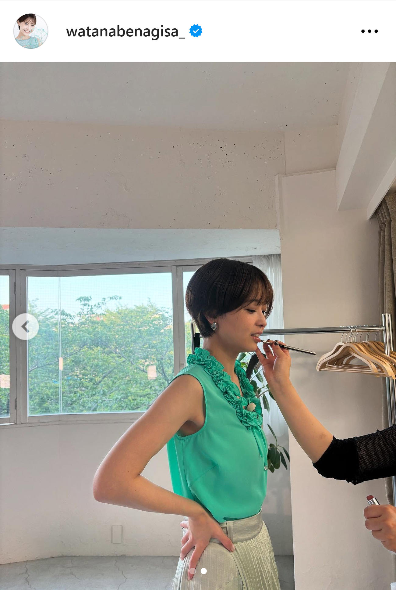 渡邊渚のインスタグラムから