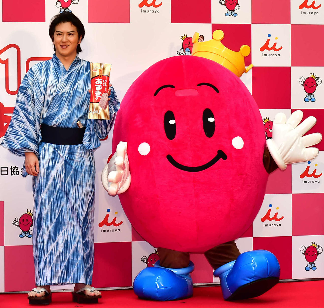 「あずきバー祭り2025」開催記念発表会に出席した尾上松也（撮影・松尾幸之介）