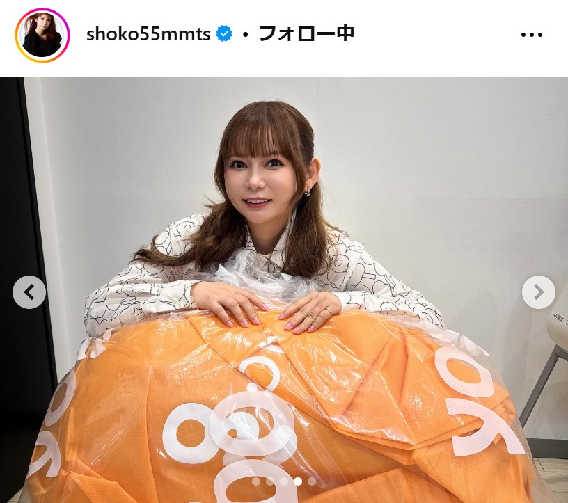 中川翔子のインスタグラムから