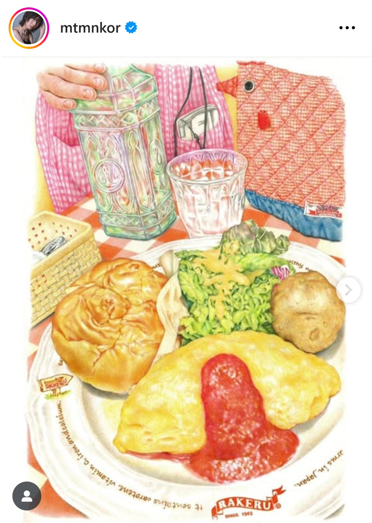 光宗薫が描いた色鉛筆画（光宗薫のインスタグラムから）