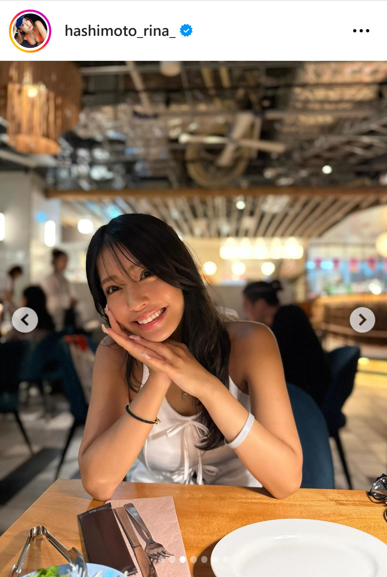 橋本梨菜のインスタグラムから