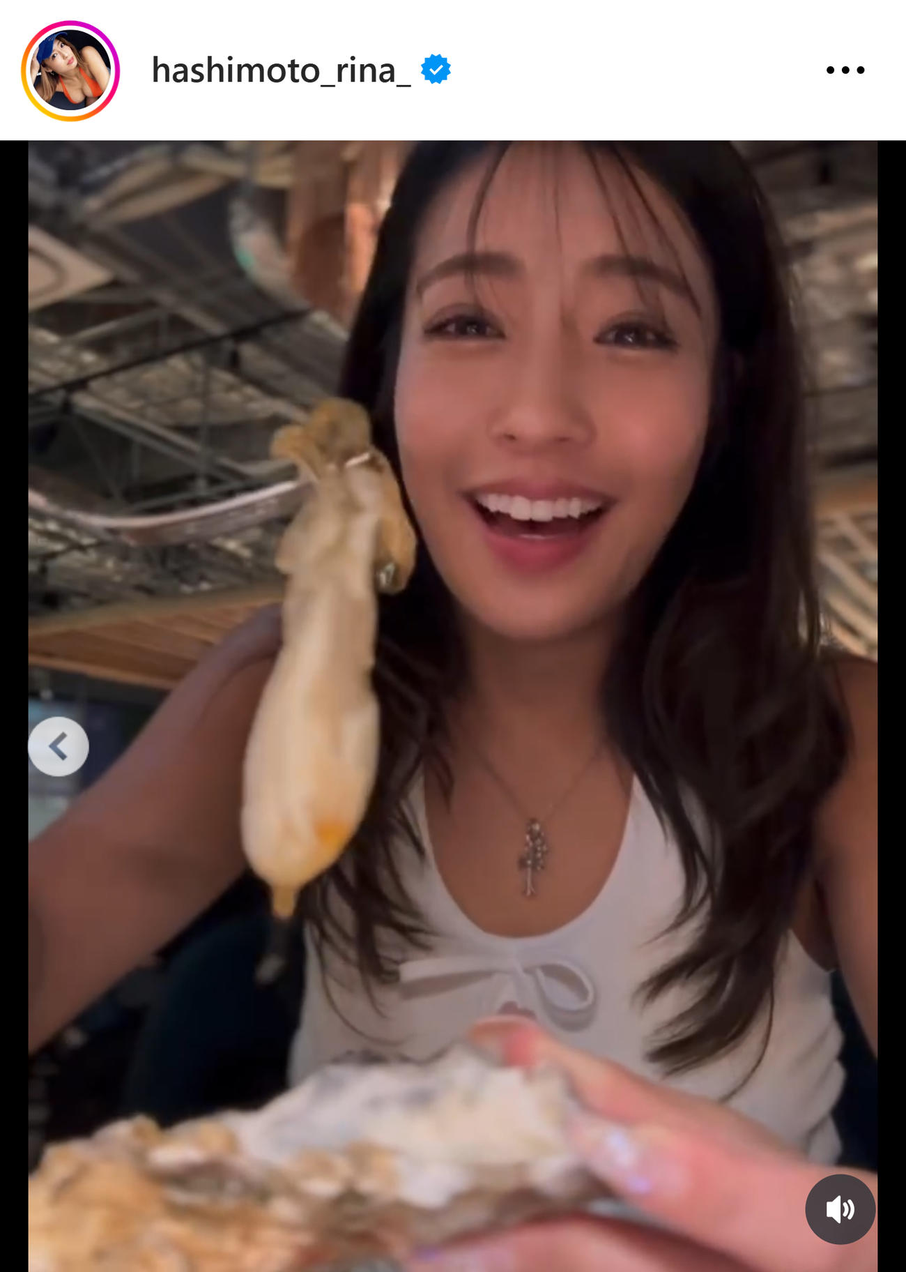 橋本梨菜のインスタグラムから
