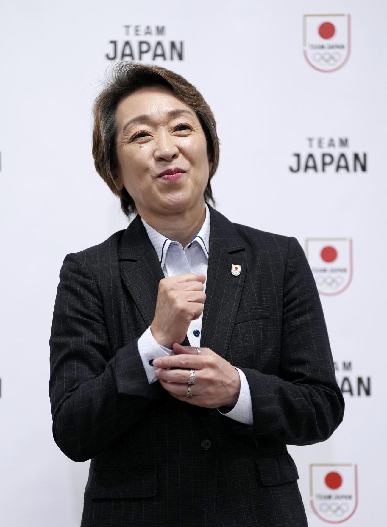 JOCの新会長に選出された橋本聖子氏（共同）