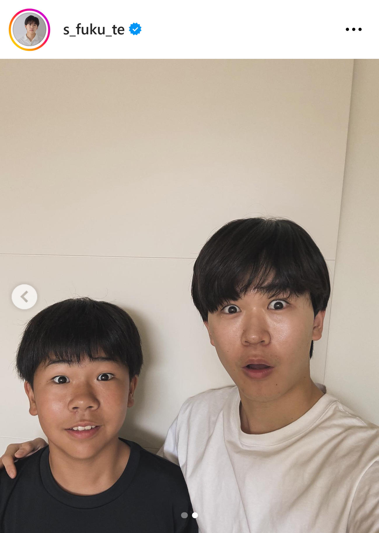 鈴木福のインスタグラムから
