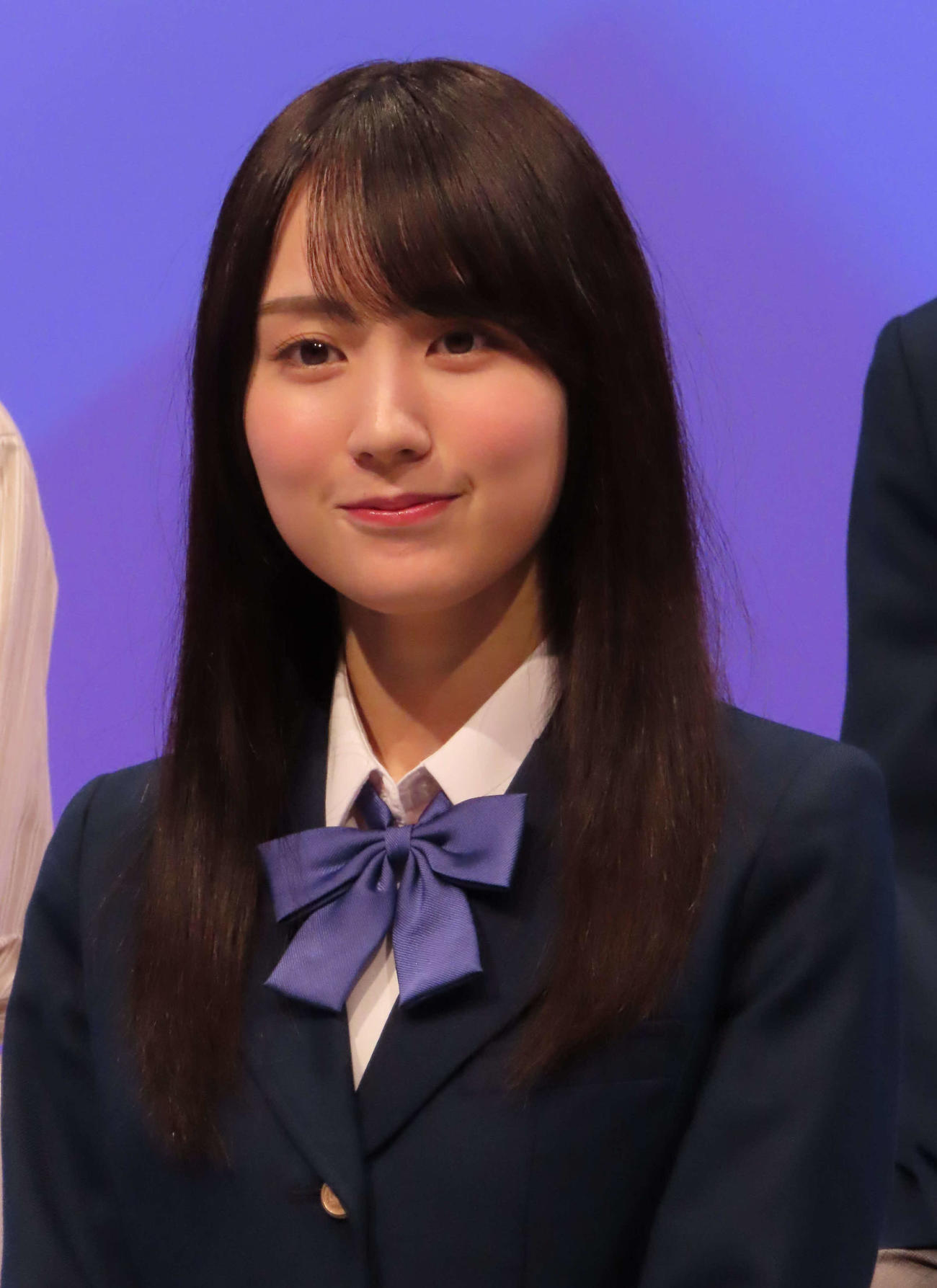 テレビ東京系「量産型ルカ－プラモ部員の青き逆襲－」の会見に出席した乃木坂46賀喜遥香