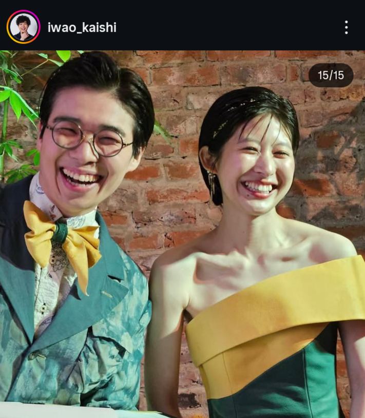 岩男海史のインスタグラムから