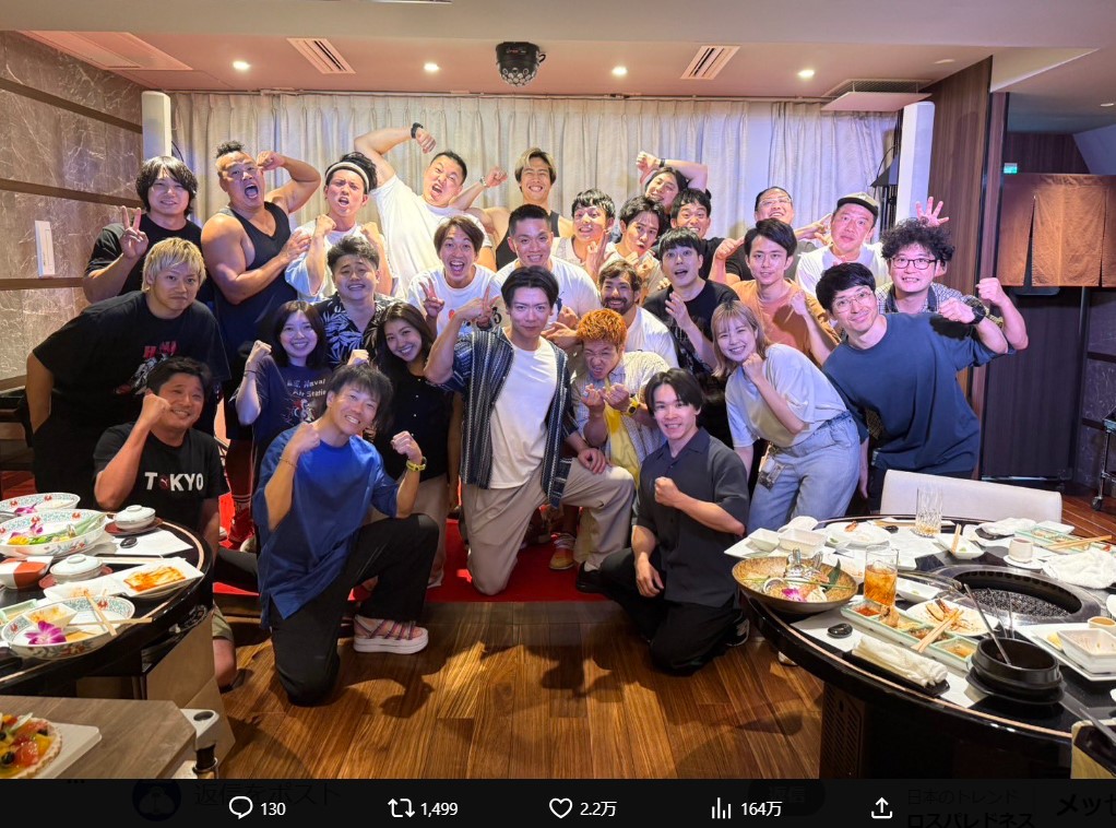 野田クリスタルのXから