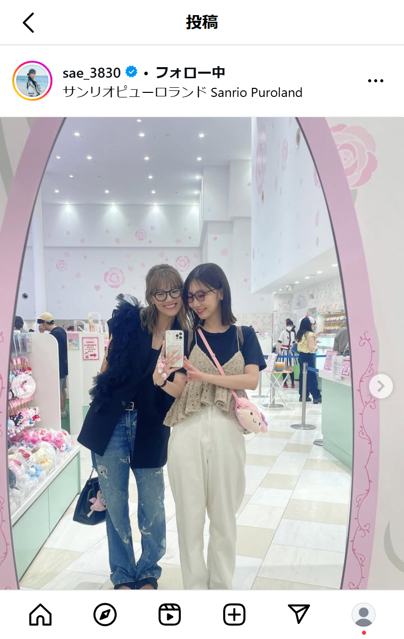 宮澤佐江のインスタグラムから