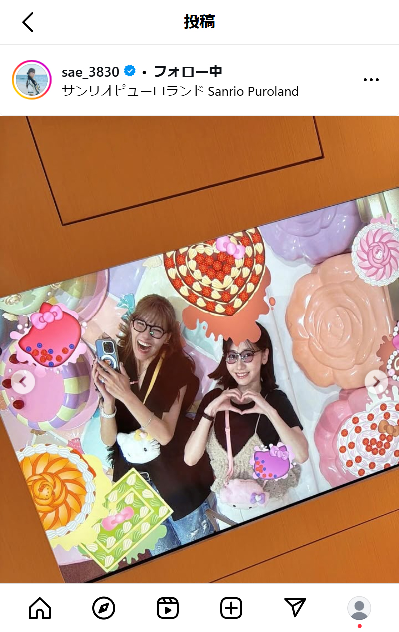 宮澤佐江のインスタグラムから