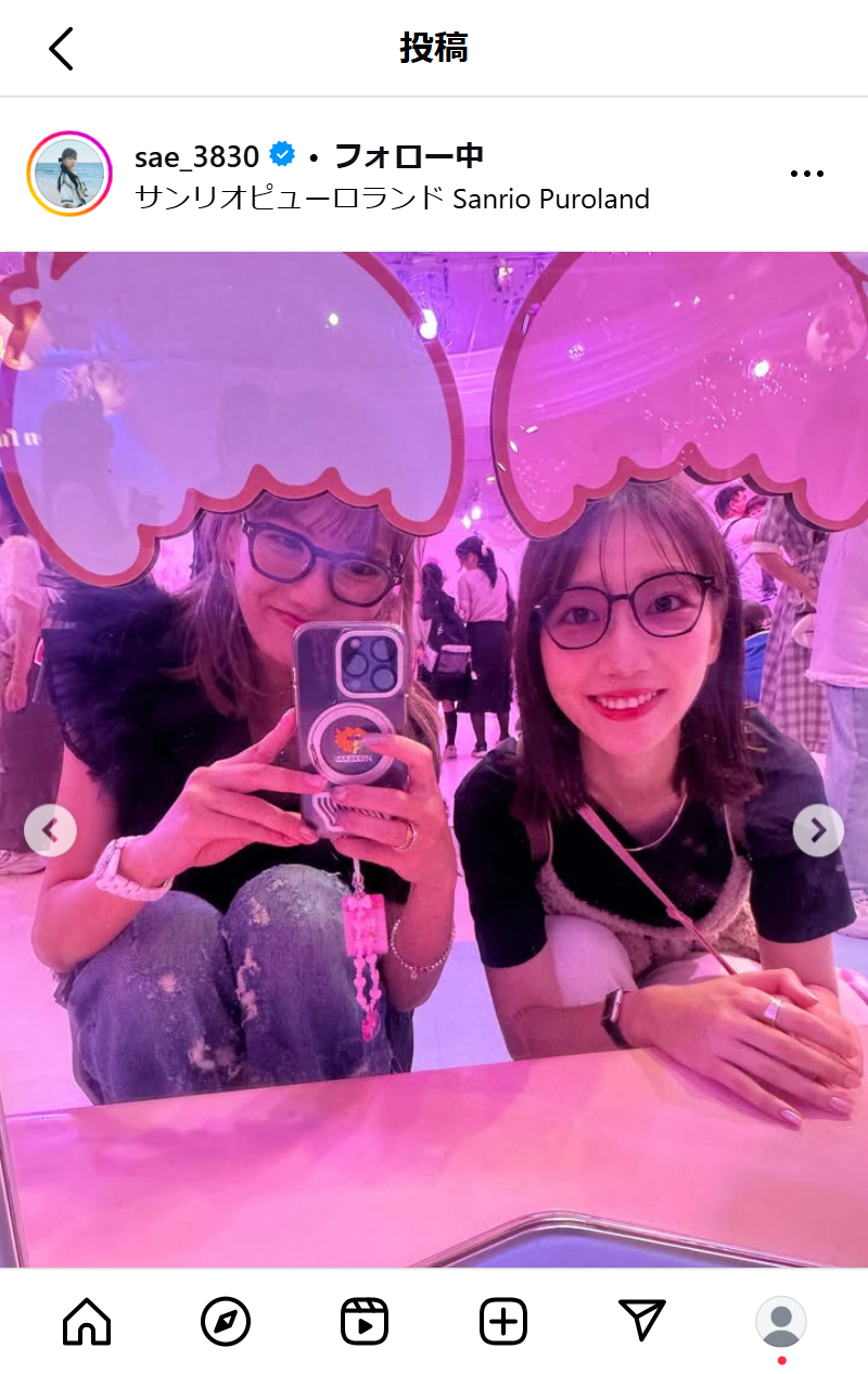 宮澤佐江のインスタグラムから