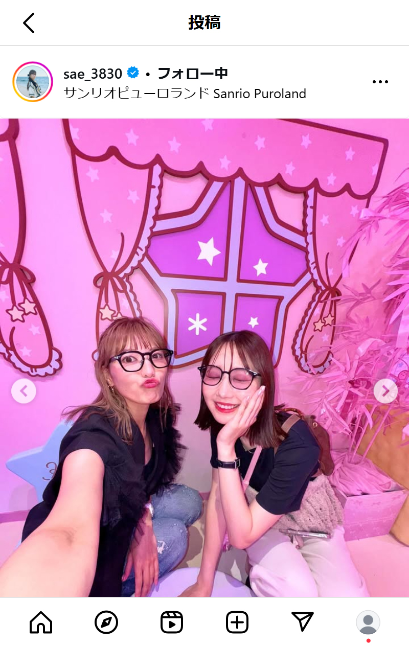 宮澤佐江のインスタグラムから