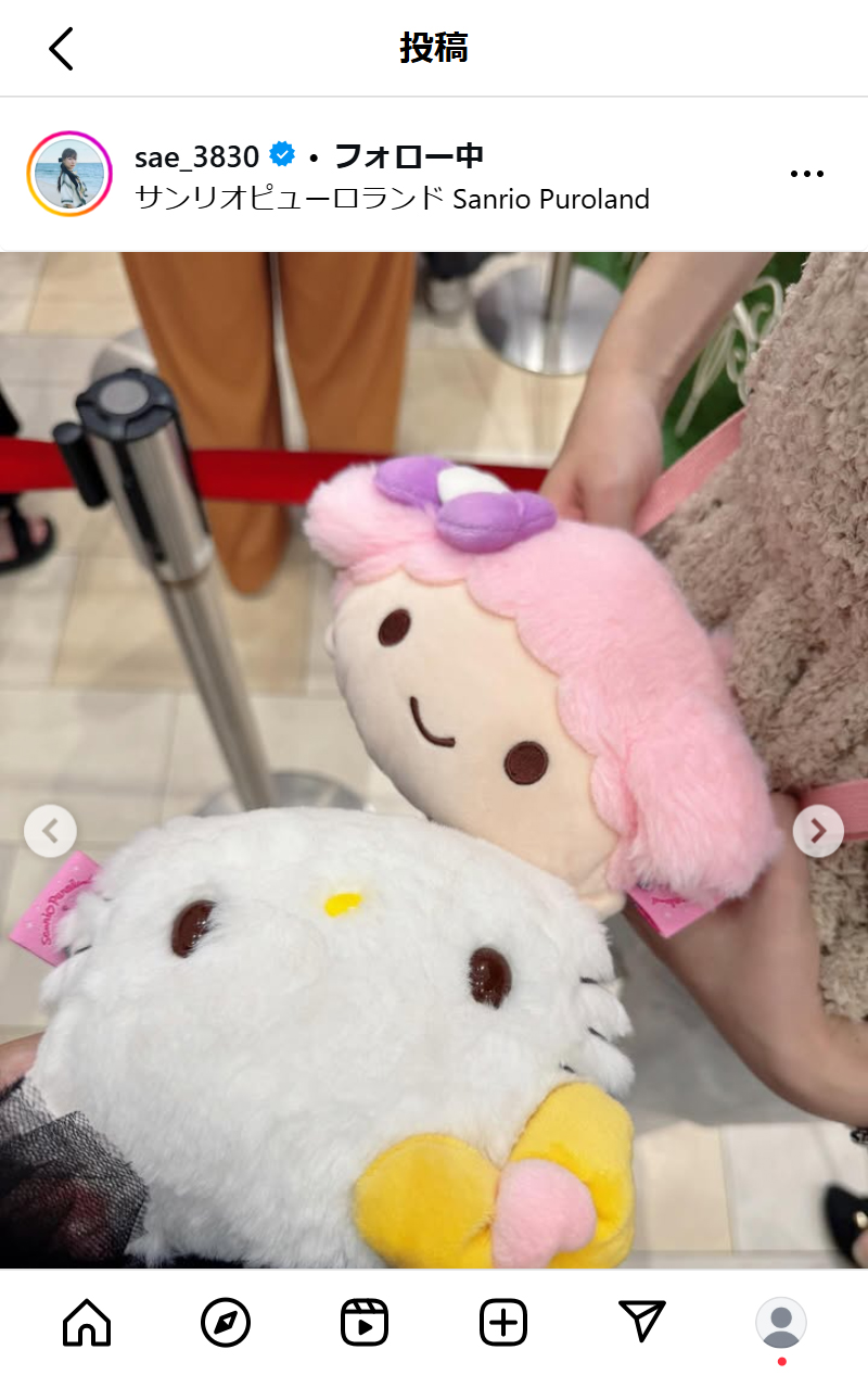 宮澤佐江のインスタグラムから