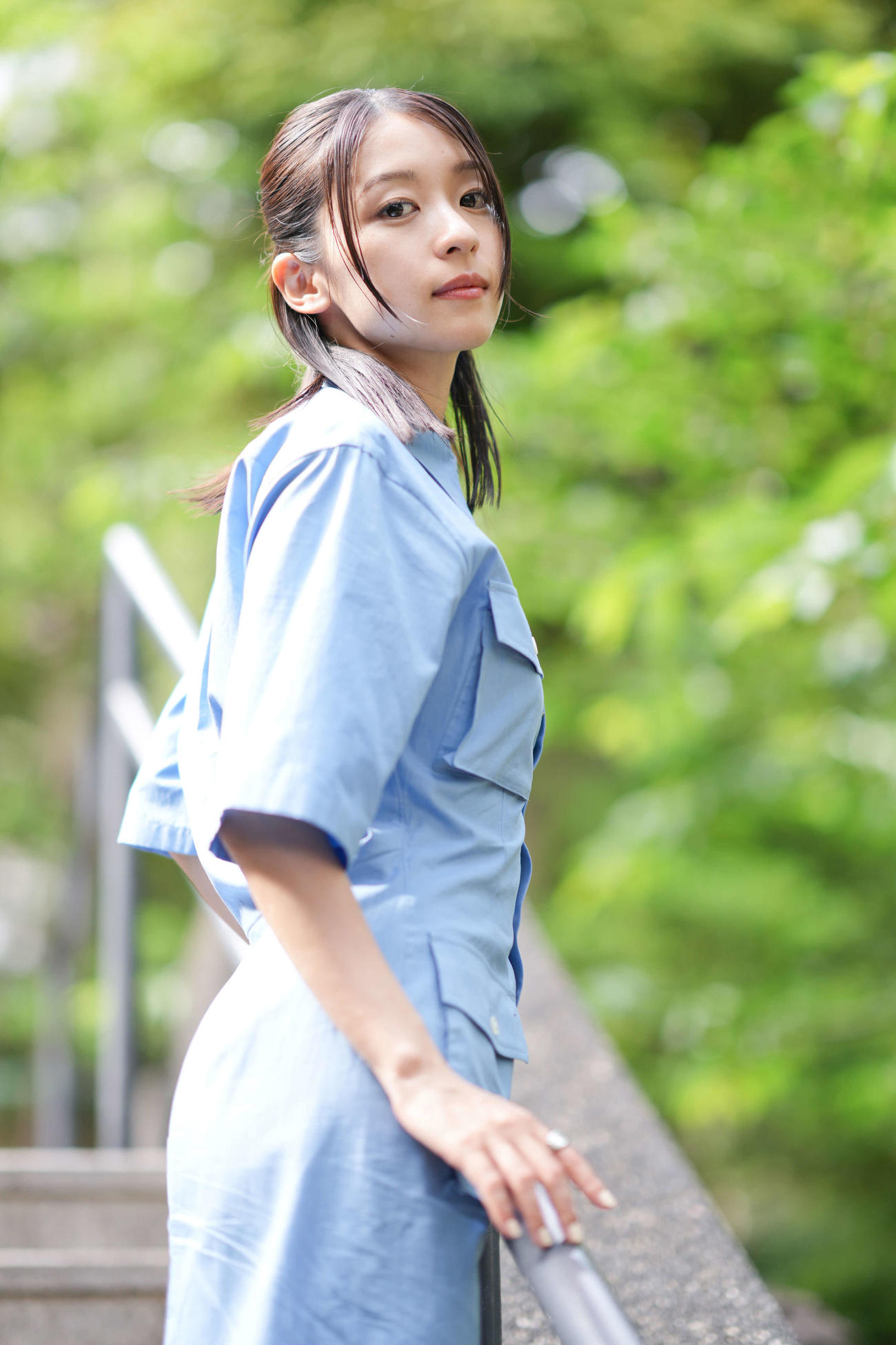NHK連続テレビ小説「あんぱん」に出演する鳴海唯（撮影・鈴木みどり）