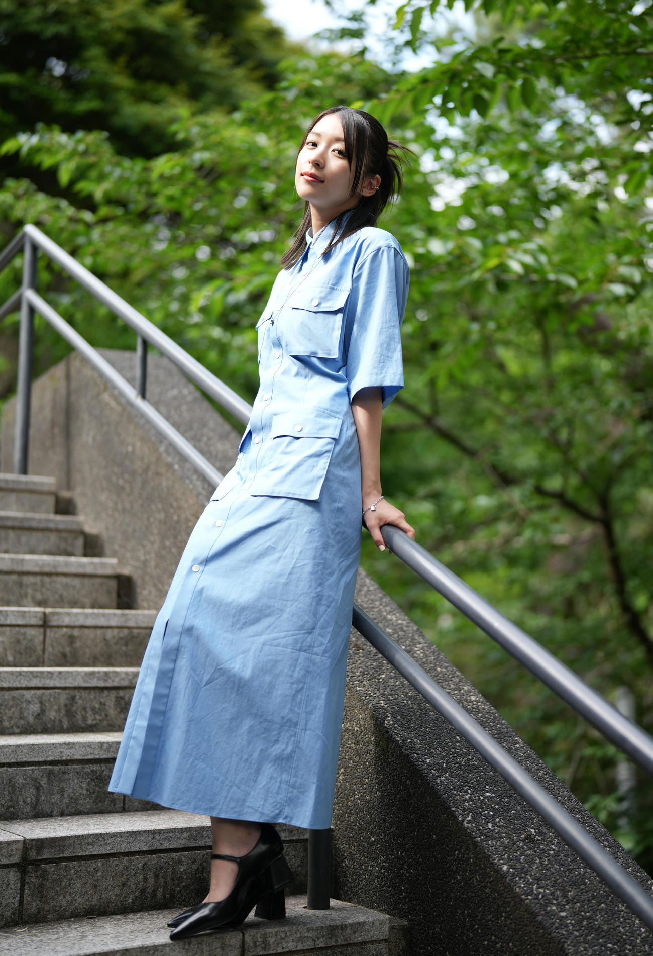 NHK連続テレビ小説「あんぱん」に出演する鳴海唯（撮影・鈴木みどり）