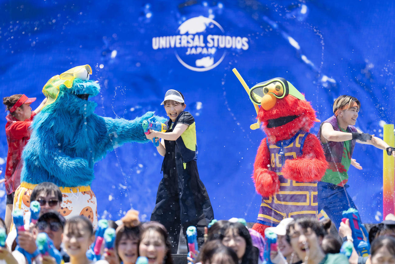 USJで行われた夏のイベントのオープニングセレモニーに登場した伊藤沙莉（ユニバーサル・スタジオ・ジャパン提供）