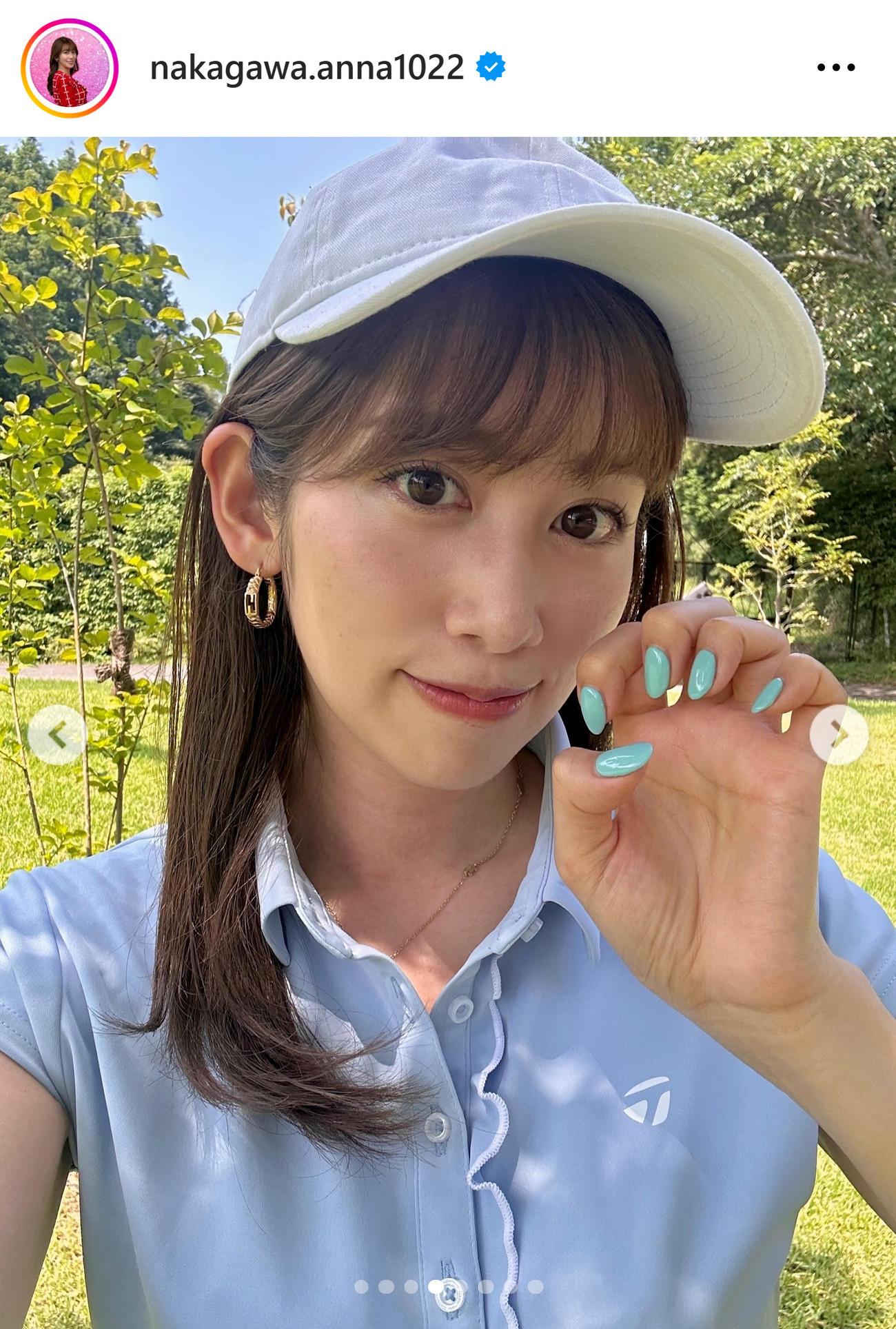 中川安奈のインスタグラムから