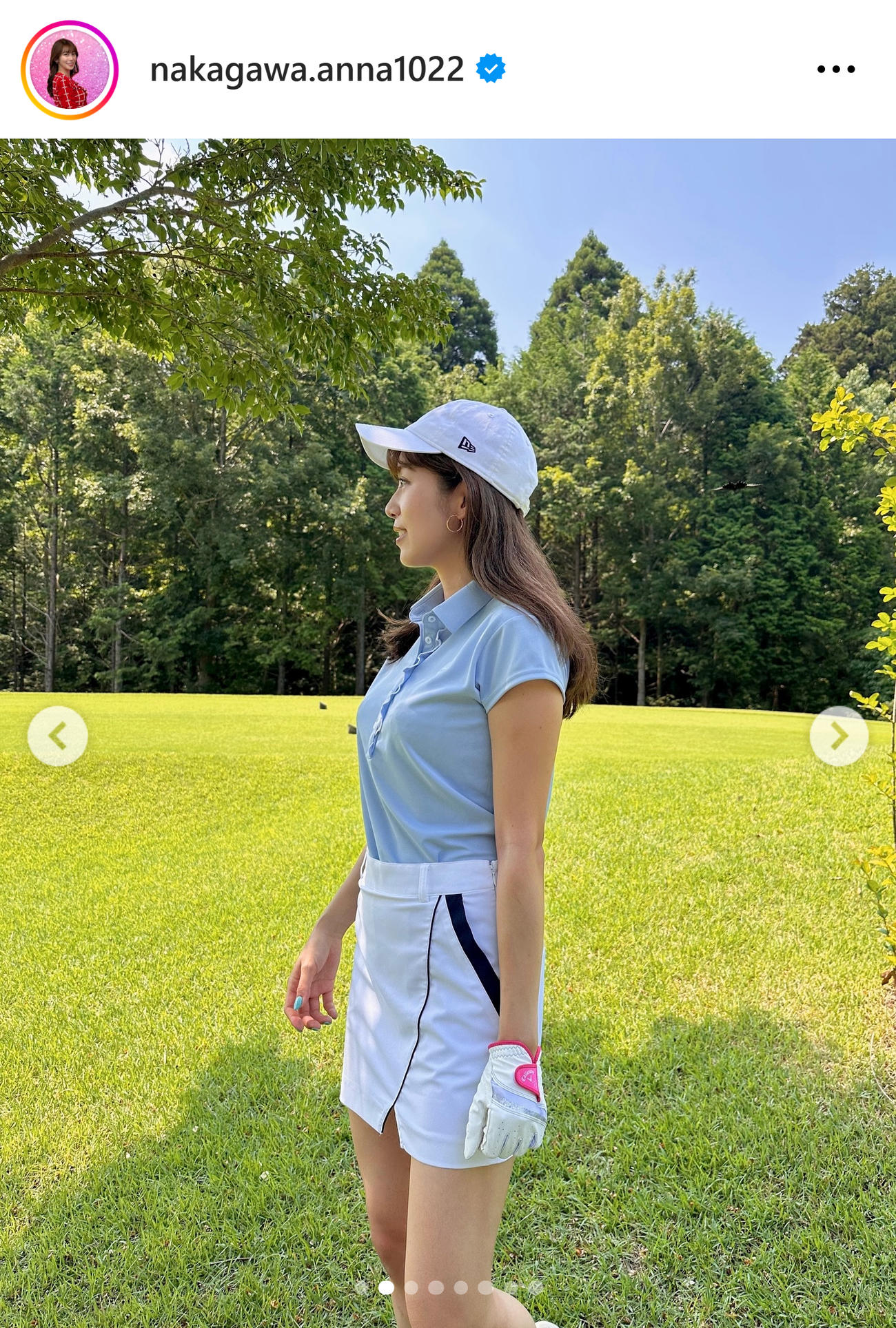 中川安奈のインスタグラムから