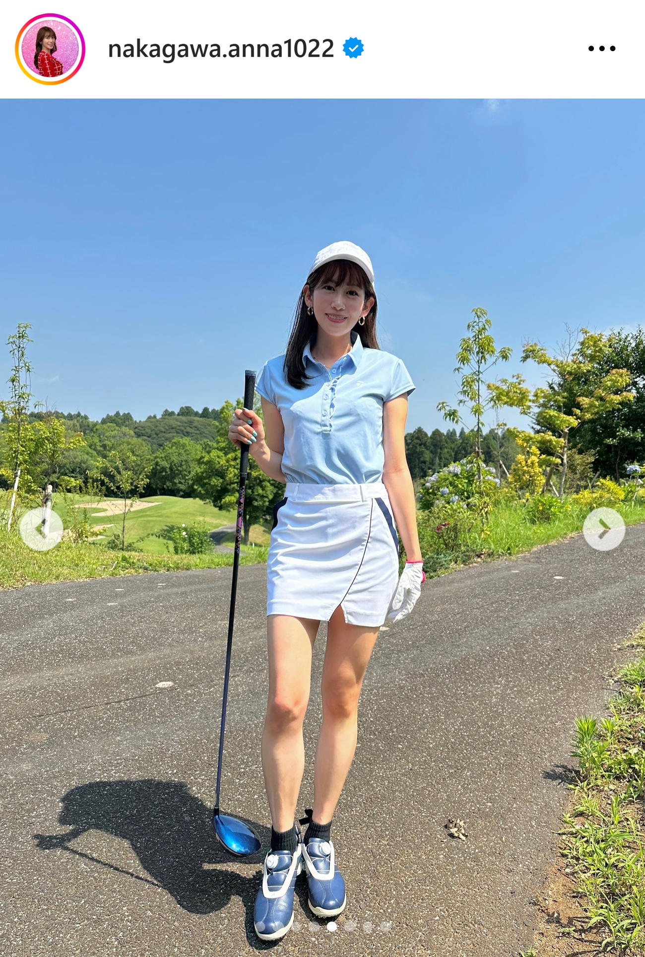 中川安奈のインスタグラムから