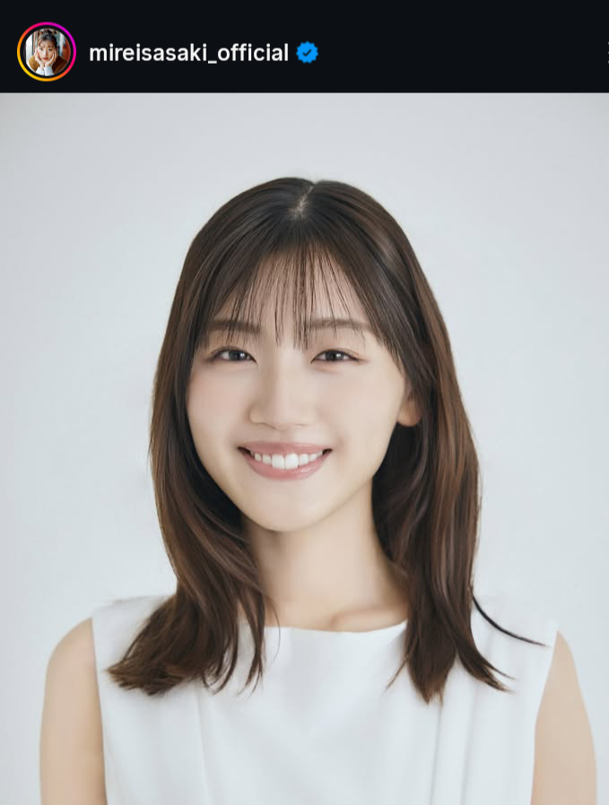 佐々木美玲のインスタグラムから