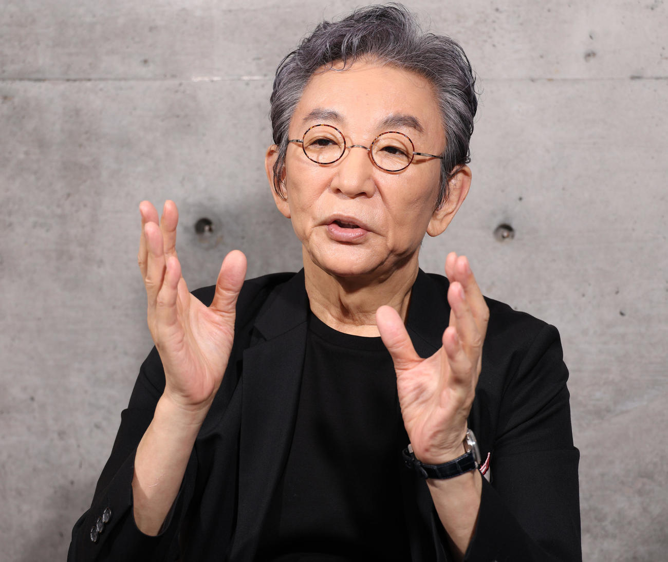 トーキングブルースへの意気込みを語る古舘伊知郎（撮影・中島郁夫）