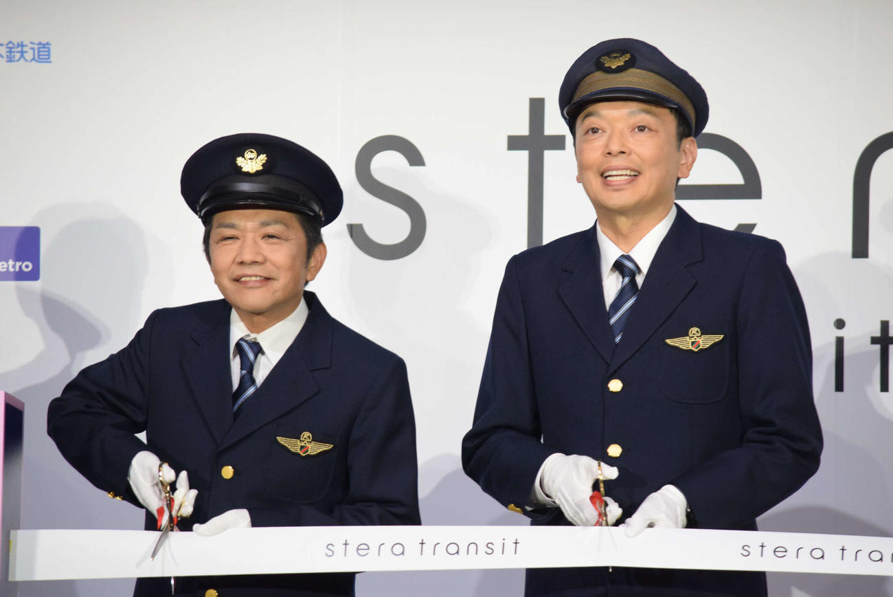 中川家の剛と礼二（2024年10月撮影）