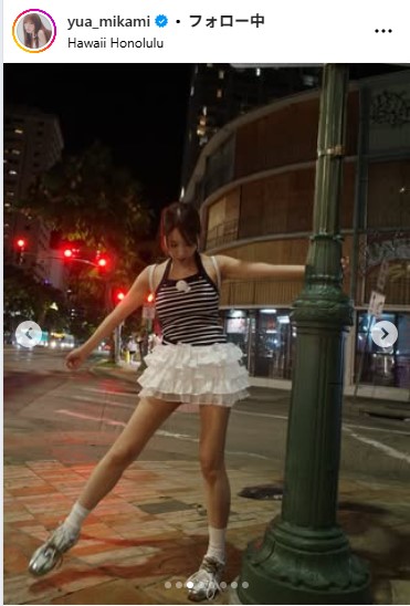 三上悠亜のインスタグラムから