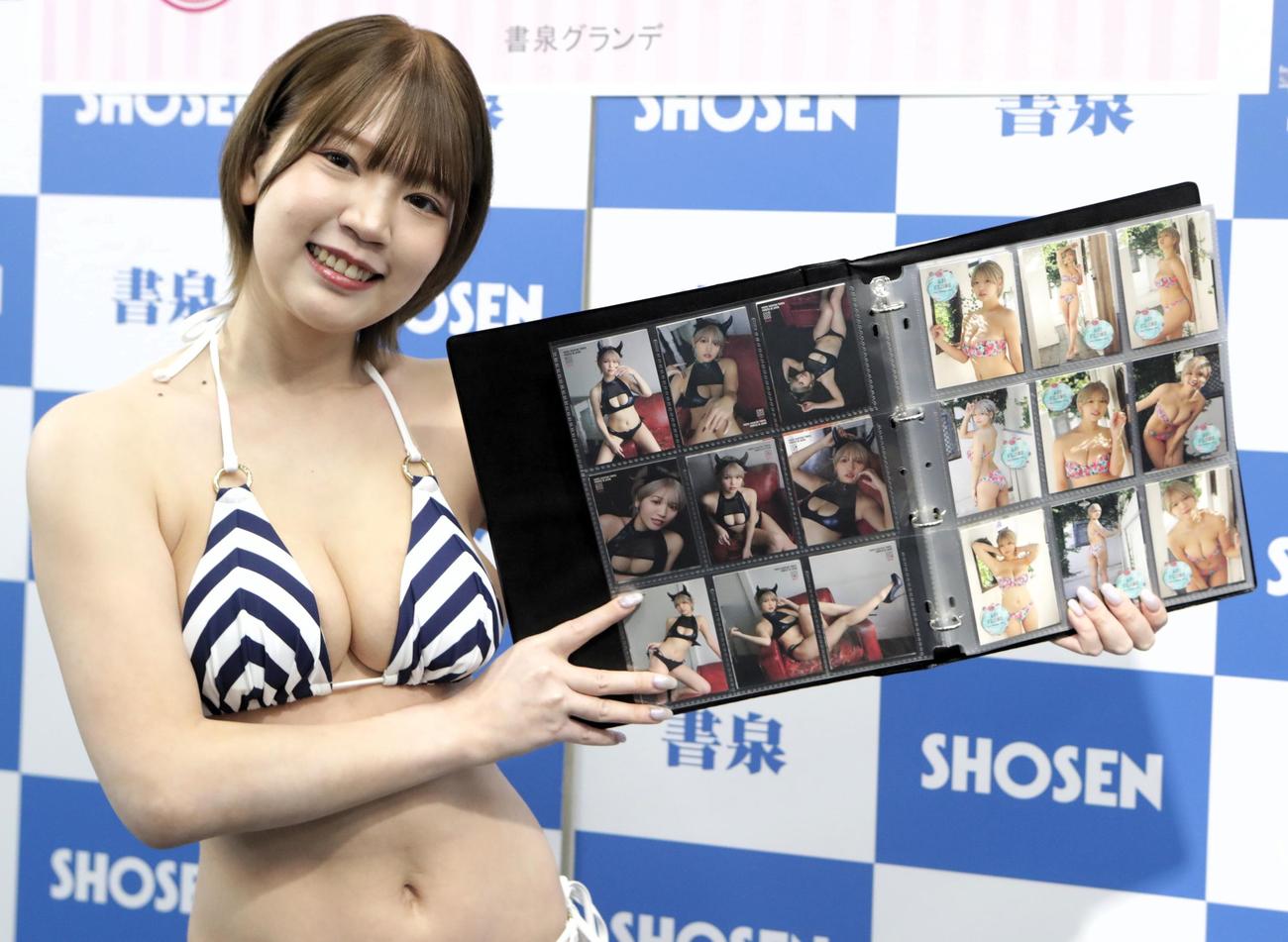 2025年4月　「藤乃あおいVol．3トレーディングカード」発売記念イベントに出席する藤乃あおい