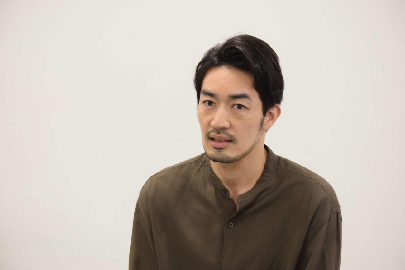 ドラマ「ロンダリング」の取材会に出席した大谷亮平（撮影・阪口孝志）