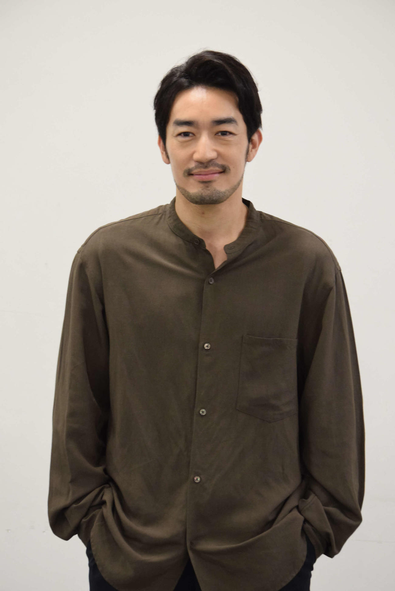 ドラマ「ロンダリング」の取材会に出席した大谷亮平（撮影・阪口孝志）