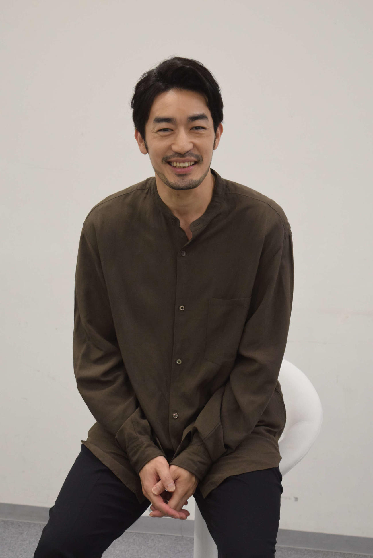ドラマ「ロンダリング」の取材会に出席した大谷亮平（撮影・阪口孝志）