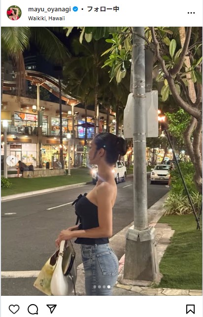 大柳麻友のインスタグラムから