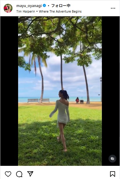 大柳麻友のインスタグラムから