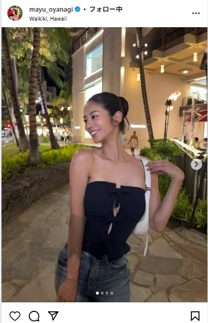 大柳麻友のインスタグラムから