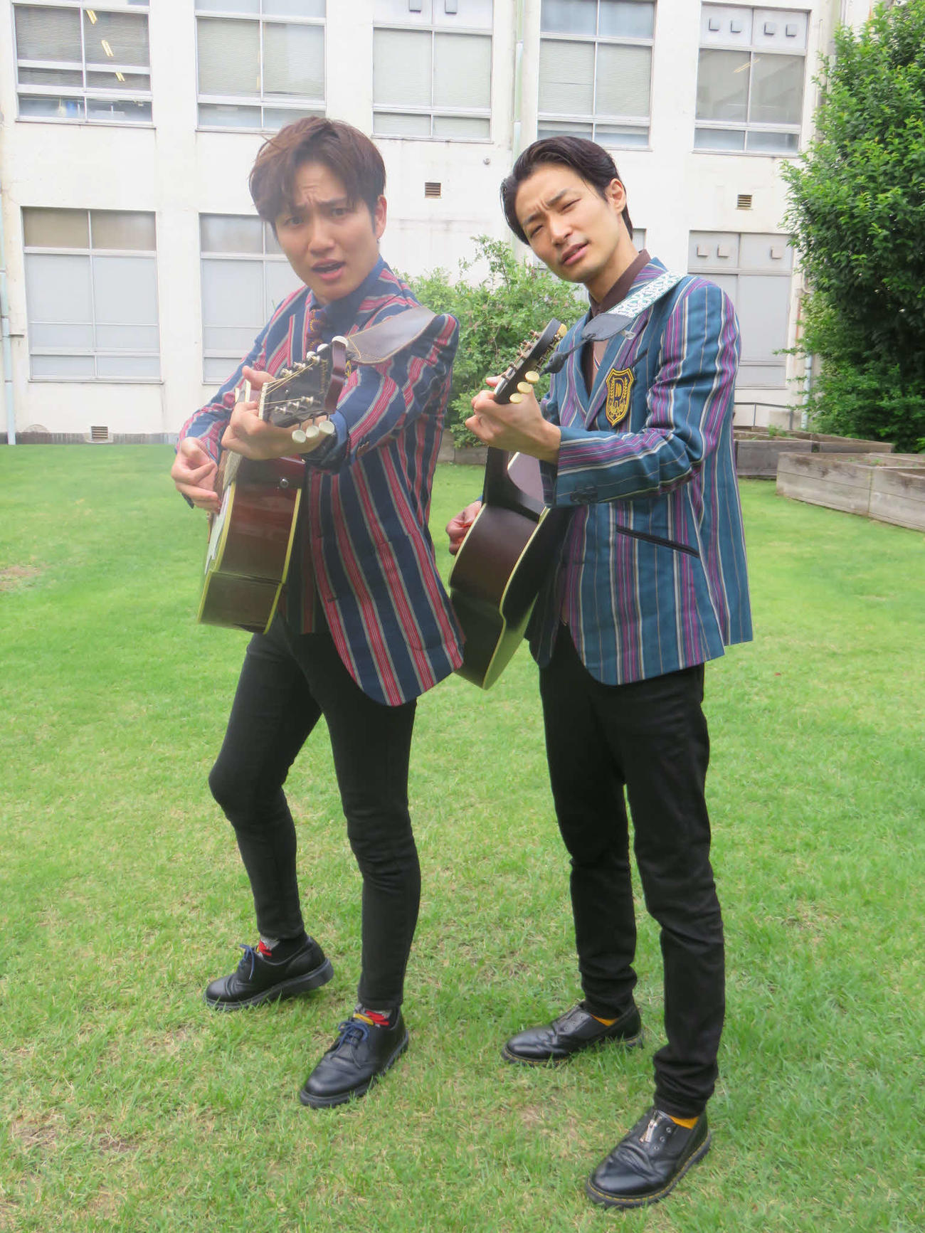 ラニーノーズの洲崎貴郁（左）と山田健人