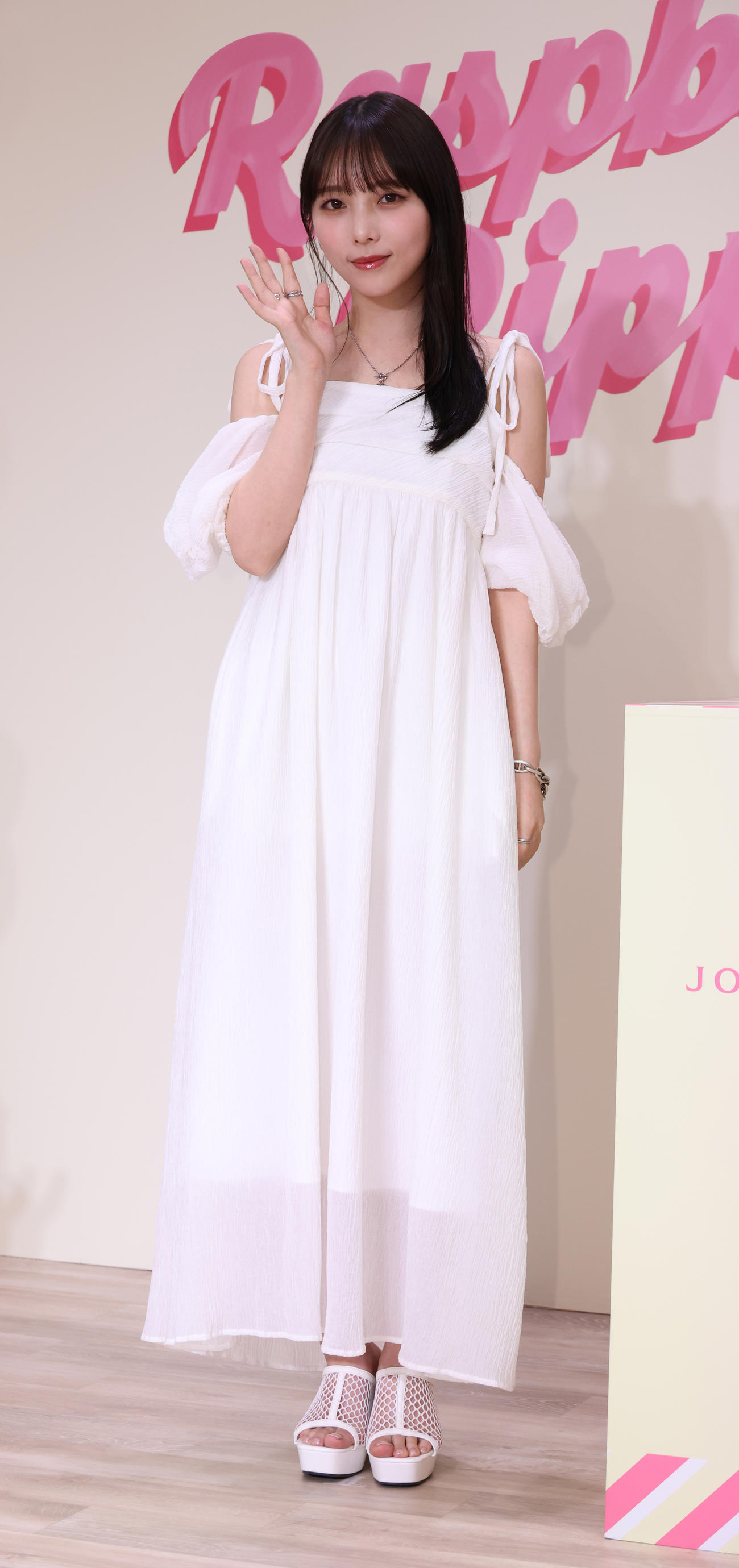 JO MALONE LONDONのフォトコールに登壇した与田祐希（撮影・中島郁夫）
