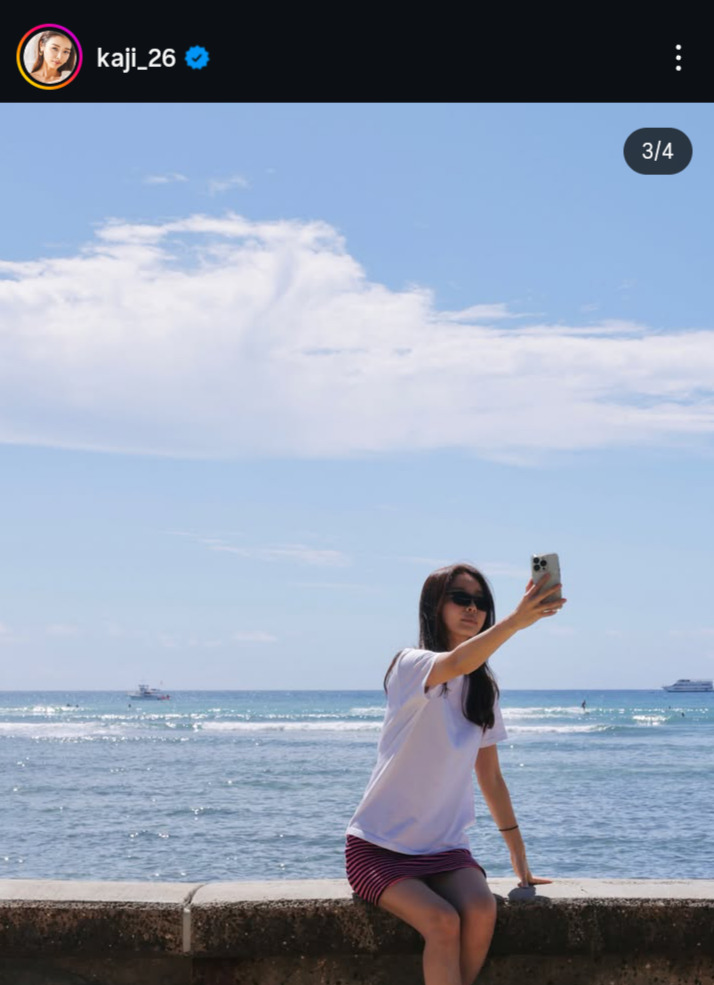 加治ひとみのインスタグラムから