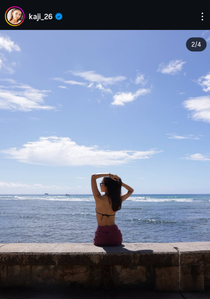 加治ひとみのインスタグラムから