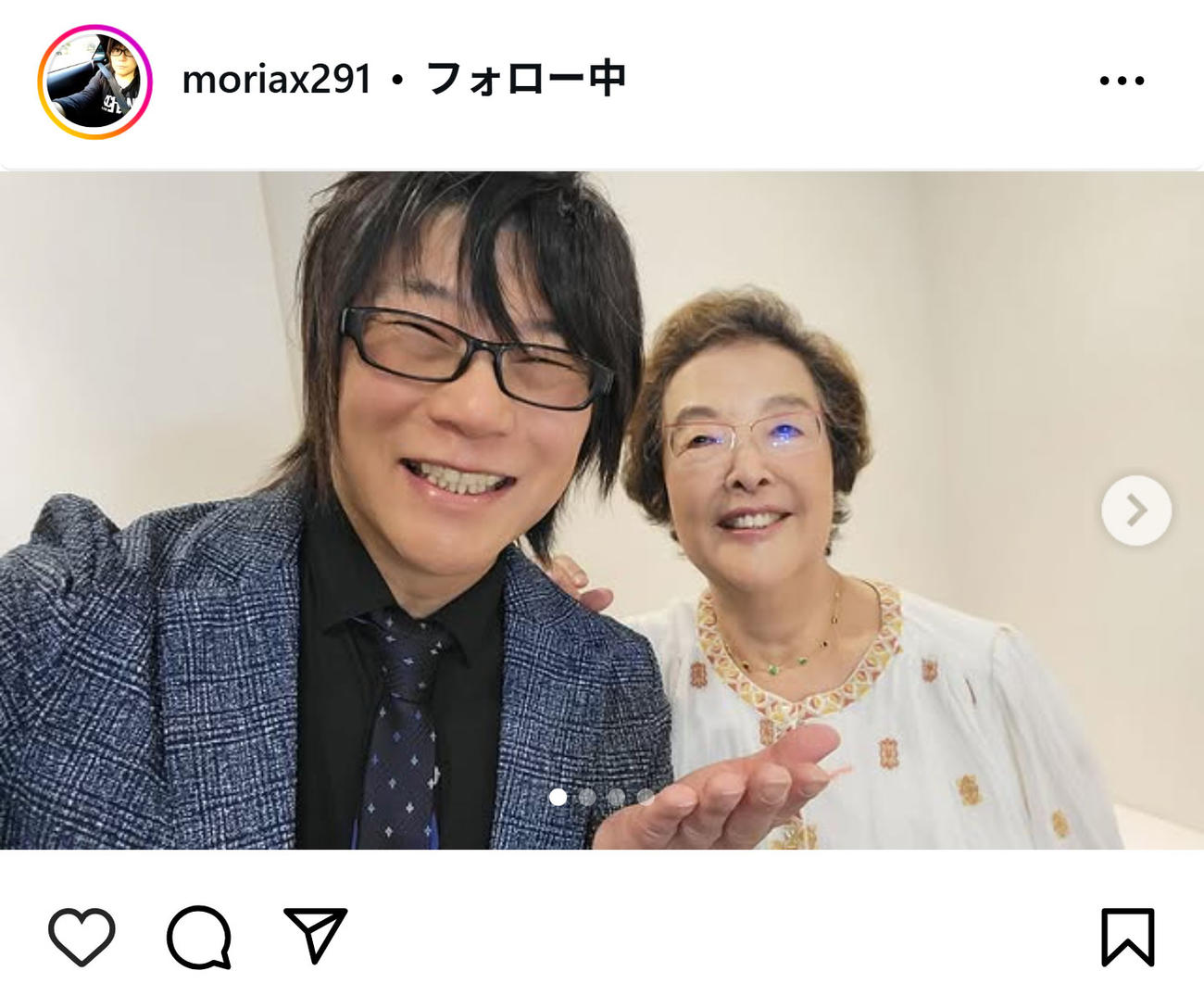 森川智之のインスタグラムから