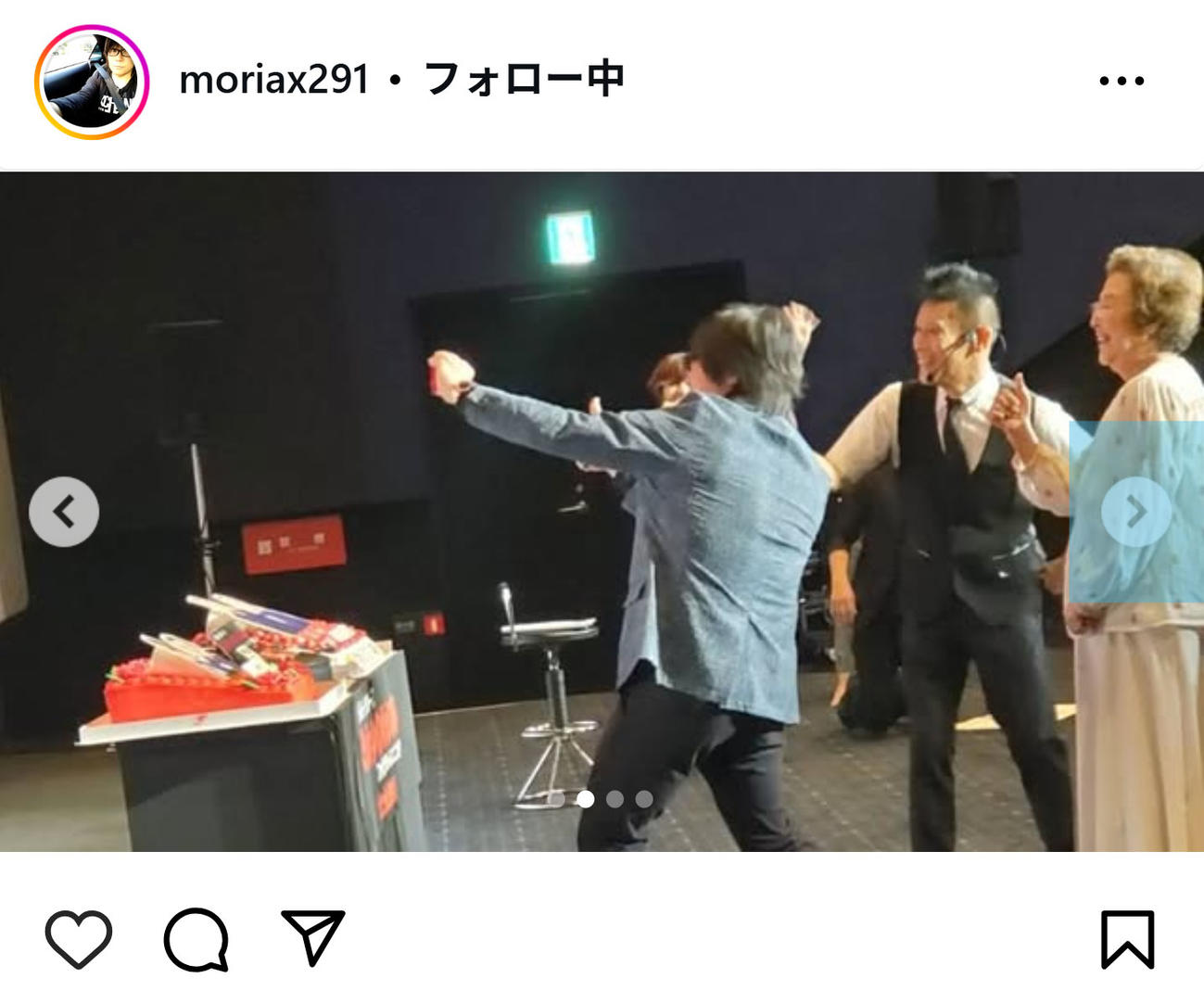 森川智之のインスタグラムから