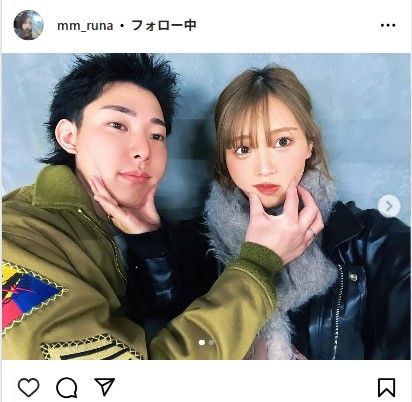 森元流那のインスタグラムから