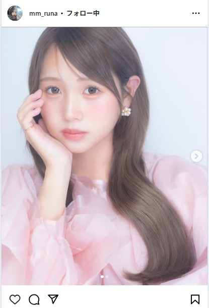 森元流那のインスタグラムから